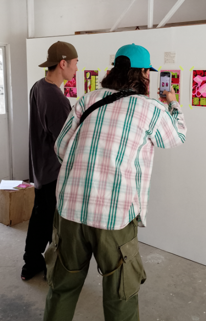 image from artist residency and exhibition at Studio Kura in Japan