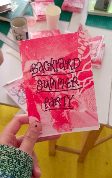 image from zine riso print workshop at Spektakel Press